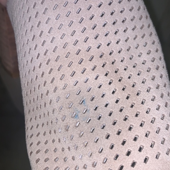 1020 Marc Fisher Gabie-T Leather Stacked Block Heel Sandals AS IS - Picture 10 of 10